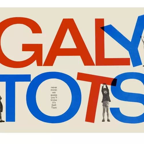 "Galy Tots" Signed Ken Garland Poster
