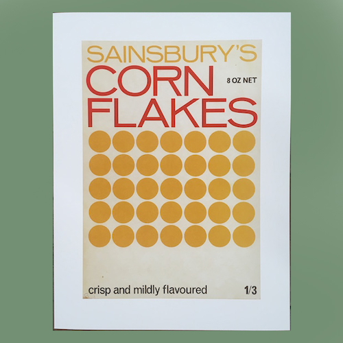 Sainsbury's Cornflake Print