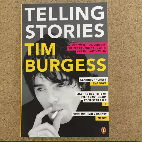 Tim Burgess - TIM BURGESS - TELLING STORIES BOOK