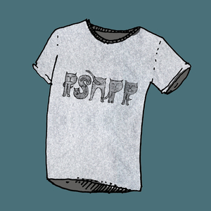 View full size Psapp Cat Women's Grey T-Shirt