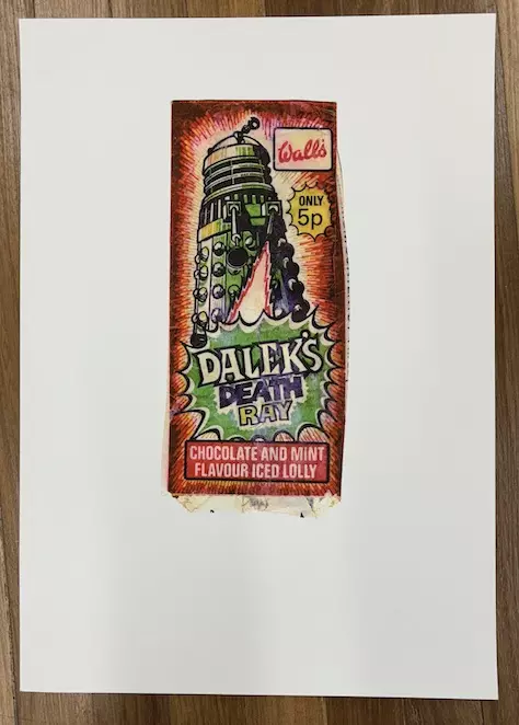 A2 Dalek Lolly Giclee Print