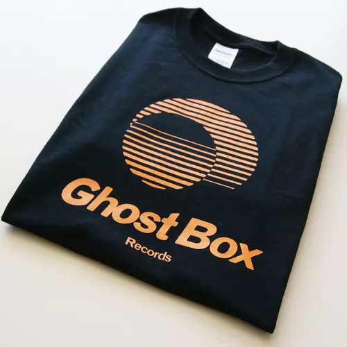 Ghost Box T Shirt (Black & Amber)