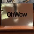 Oh Wow Silver A3 Screenprinted Mirror Poster