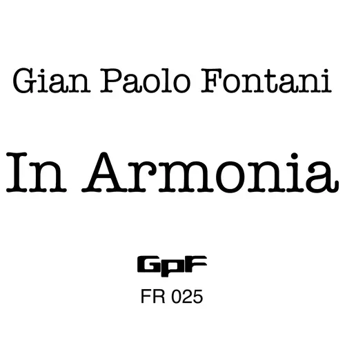 View full size cover Gian Paolo Fontani - In Armonia