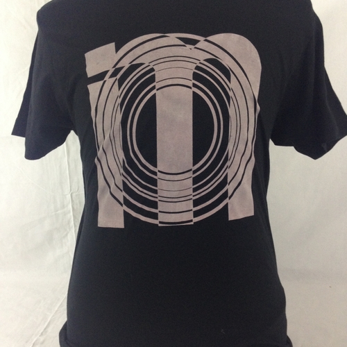 View full size Super cool Black IM library logo tee