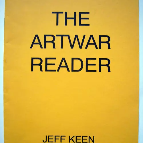 Jeff Keen, _The Artwar Reader_. 16 pages in printed yellow card wrappers. A5 format. 