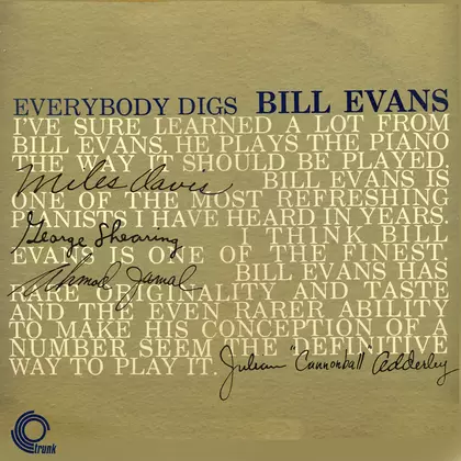 Bill Evans Trio - Everybody Digs Bill Evans (Remastered) cover