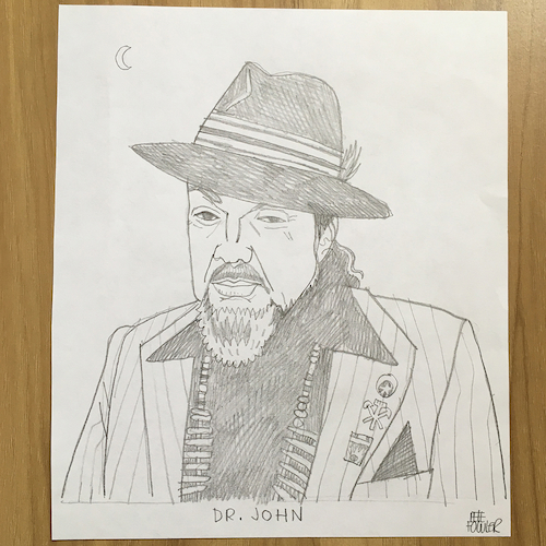 Dr John drawing