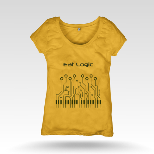 View full size Lady's Yellow T Shirt