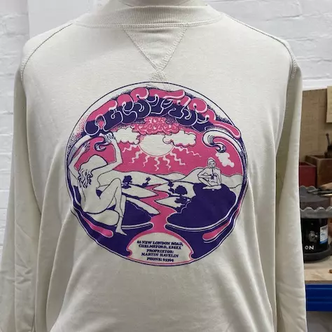 ECSTASY FOR RECORDS DOUBLE PRINTED SWEAT