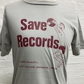 SAVE RECORDS GREY / RED TEE