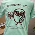 MUSICWISE OWL TEE - MINT CHOC CHIP