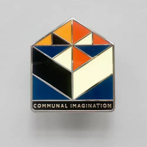 Communal Imagination Enamel Badge