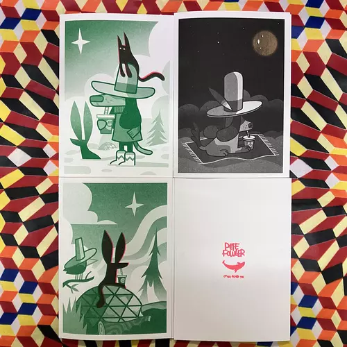 Pete Fowler riso cards 2024