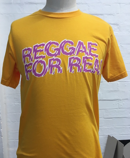 REGGAE FOR REAL TEE - GOLD