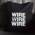 Wire - black cushion