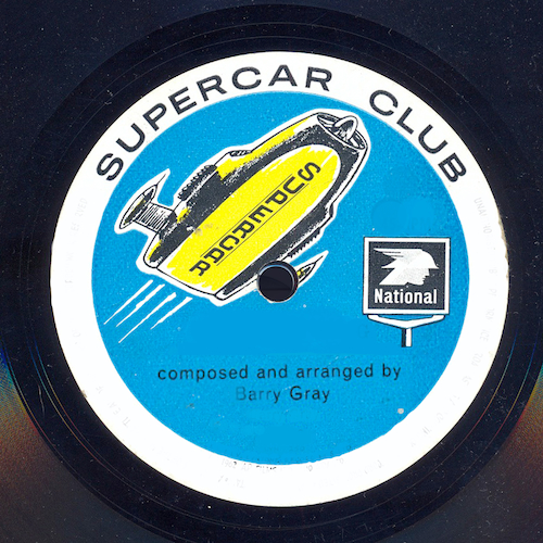 View full size cover Barry Gray - Supercar Club (From National Garages)