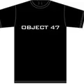 Object 47 t-shirt (white text)