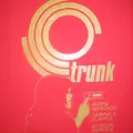 Trunk Records Tee Shirt Red And Gold
