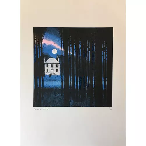 D. Rothon - Riso Print of Lonesome Village