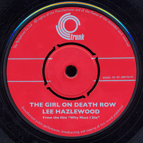 View full size cover Lee Hazlewood - Girl On Death Row (From The Film "Why Must I Die")