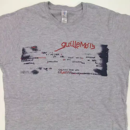 Ladies Grey Typewriter Print T-Shirt