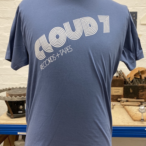 View full size CLOUD 7 RECORDS AND TAPES TEE