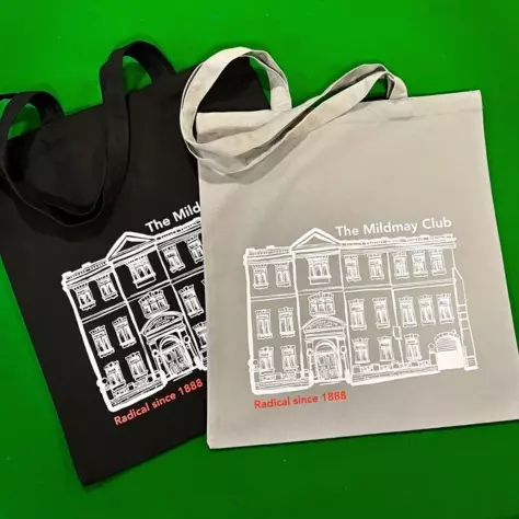 THE MILDMAY CLUB TOTE - BLACK OR GREY!