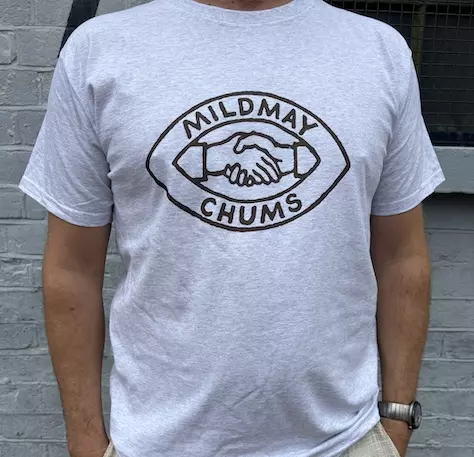 MILDMAY CHUMS TEE - GREY FRUIT OF THE LOOM