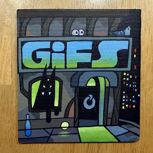 Gif Shop painting