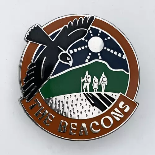 'The Beacons' Enamel badge.