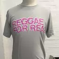 REGGAE FOR REAL TEE - SILVER