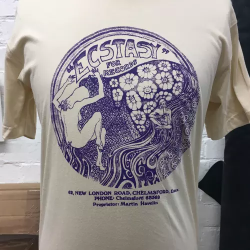 Ecstasy For Records Psychedelic tee shirt - Trunk Records