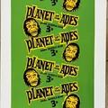 Large Planet OF The Apes Gum Wrapper Screen Print