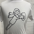 Cleaning Flying Man Tee