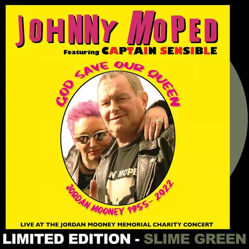 Johnny Moped feat. Captain Sensible - Tribute to Jordan Mooney - GREEN VINYL 7"