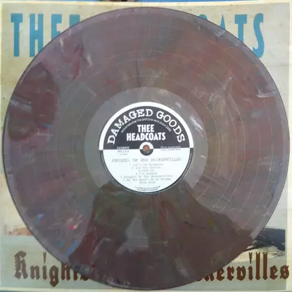 Thee Headcoats - Thee Headcoats - Knights Of The Baskervilles SPLATTERED VINYL cover