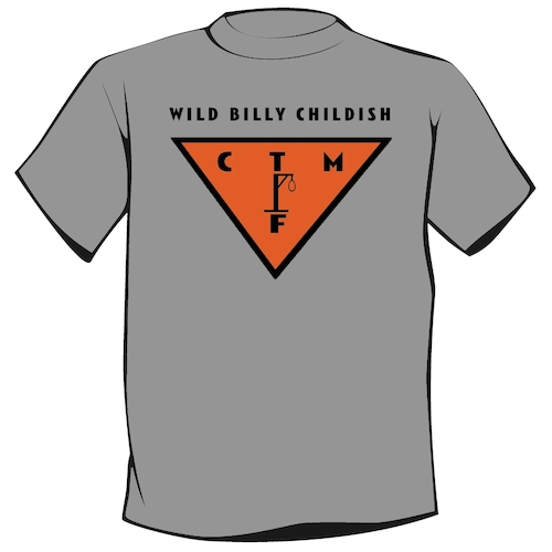 Billy Childish, CTMF - CTMF - Triangle Logo  GREY T-Shirt