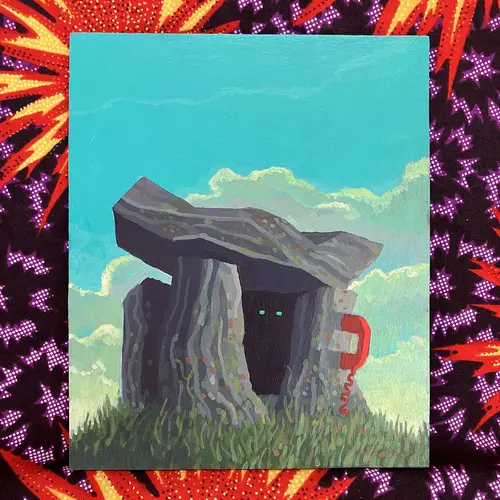 Don't Pick Up painting
