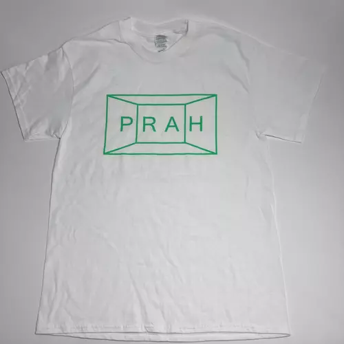 PRAH T-shirt - White + Green