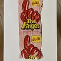 The Finger Lolly Wrapper A2 Giclee