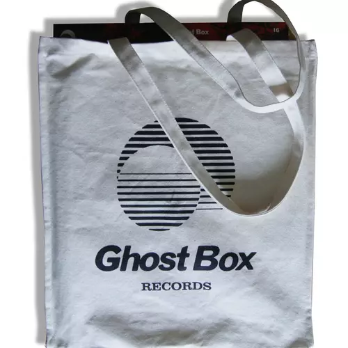 Ghost Box Tote Bag (heavy duty / natural canvas)