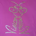 Vision On t-shirt ladies pink and gold innit