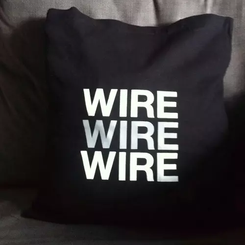 View full size Wire - Wire - black cushion