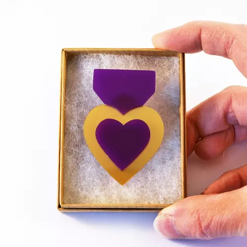Piney Gir - Purple Heart Medal