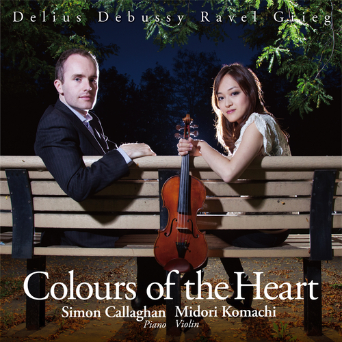 View full size cover Midori Komachi and Simon Callaghan - Colours of the Heart