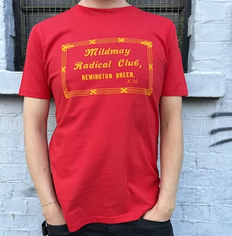 THE MILDMAY "RADICAL" CLUB LOGO TEE