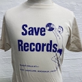 SAVE RECORDS CREAM / PURPLE TEE