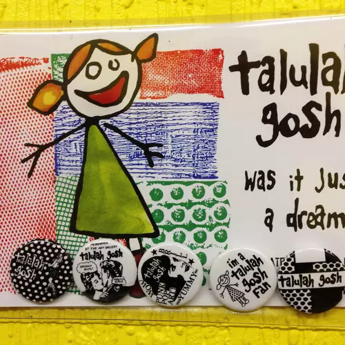 Talulah Gosh Badge Set (5 badges + Postcard)