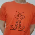 Vision On t-shirt orange